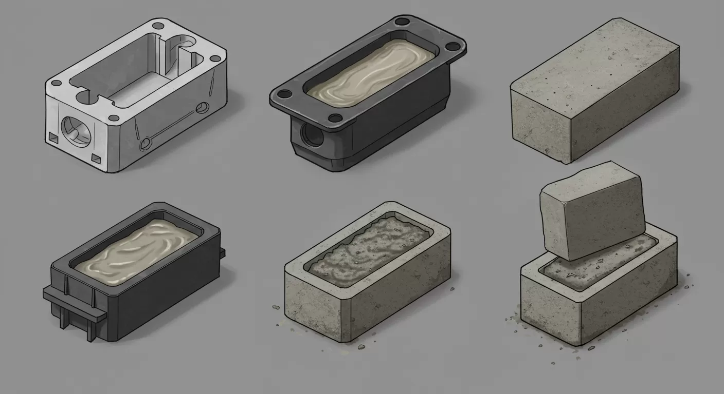 Как работает бетонная форма?