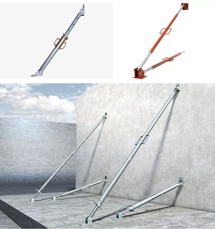 алюминиевая опалубка, стальные стойки